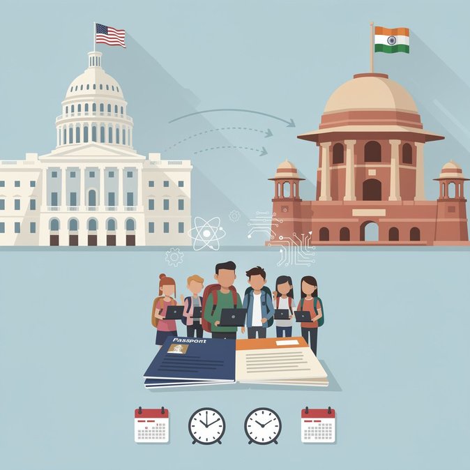 India engages Washington on new U.S. visa-duration rule for students and media