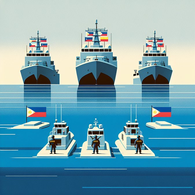 Philippine Coast Guard deploys ships, aircraft to challenge Chinese research vessels