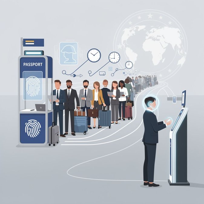 Frontex warns EES biometric queues may persist until 2028 – what UK travellers and employers must plan for