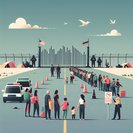 Austrian Chancellor Backs German Migration Rhetoric as Demonstrations Sweep Major Cities