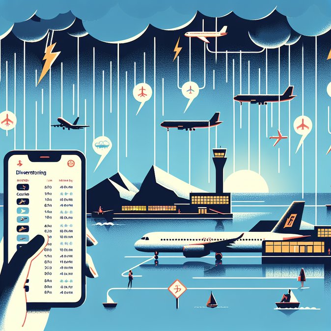 Storm Diverts Flights Across Canary Islands, Airlines Urge Passengers to Re-check Itineraries