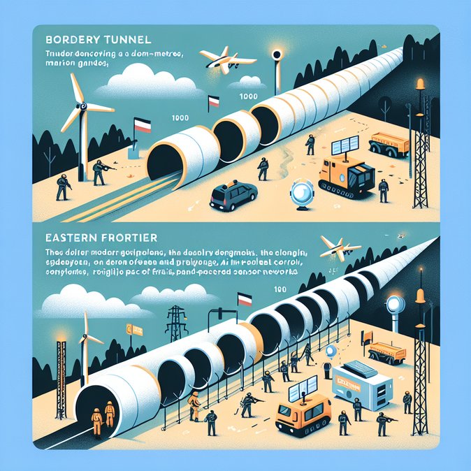 Poland Uncovers Smuggling Tunnel on Belarus Border, Accelerates High-Tech Surveillance Roll-out