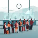 Des tableaux de bord en temps réel révèlent un doublement des temps d'attente au contrôle des passeports à Zurich pendant l'exode des vacances scolaires