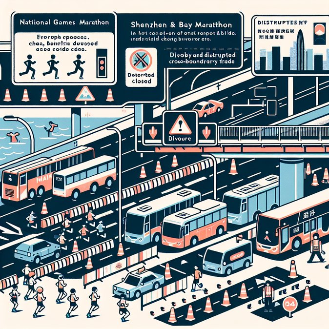 Cross-boundary marathon closes Shenzhen Bay Port, diverts traffic and coaches for nine hours