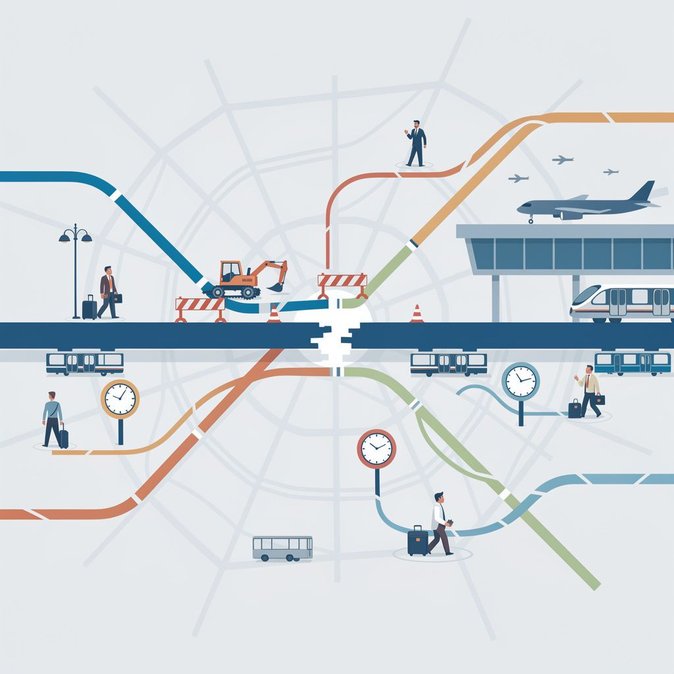 La línea RER B cierra su tramo central durante dos semanas por trabajos de ingeniería, reduciendo el acceso ferroviario al aeropuerto Charles-de-Gaulle