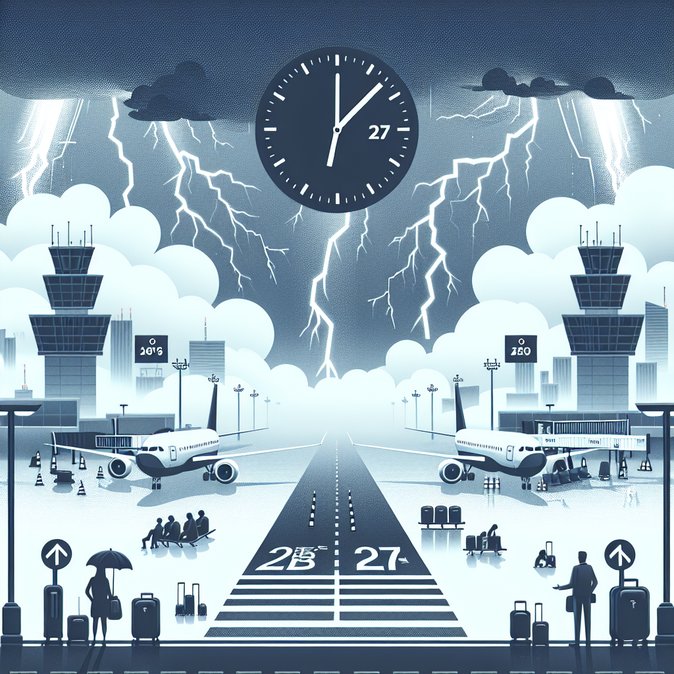 Severe Weather Triggers 141 Flight Delays at Guarulhos and Confins, Disrupting Business Travel Itineraries