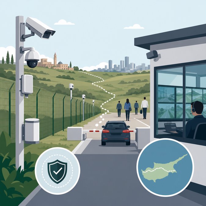 Chypre renforce la surveillance de la Ligne Verte avec des caméras et une surveillance 24h/24