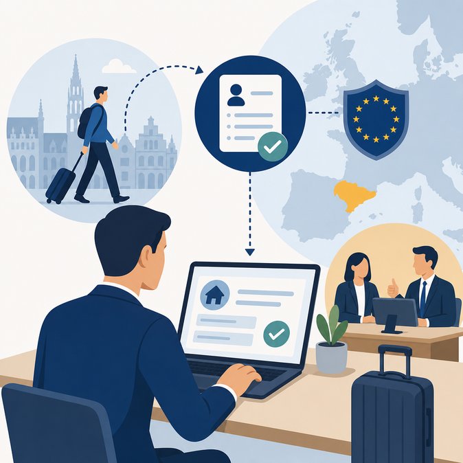 ‘My Address in Belgium’ Online Arrival Form Becomes Mandatory for Short-Stay Visitors