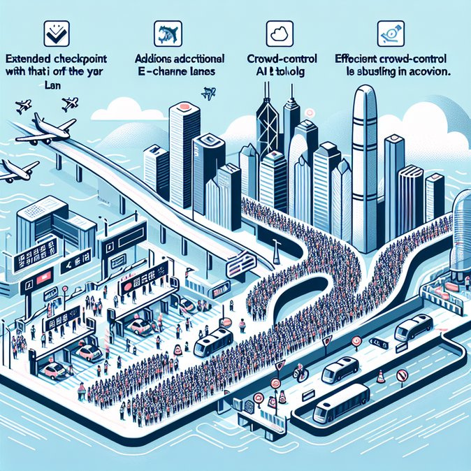 950 000 visitors flood Hong Kong over New-Year weekend as checkpoints extend hours
