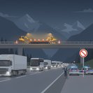 Interdiction nocturne des poids lourds sur le pont Lueg de Tyrol : des contrôles policiers renforcés