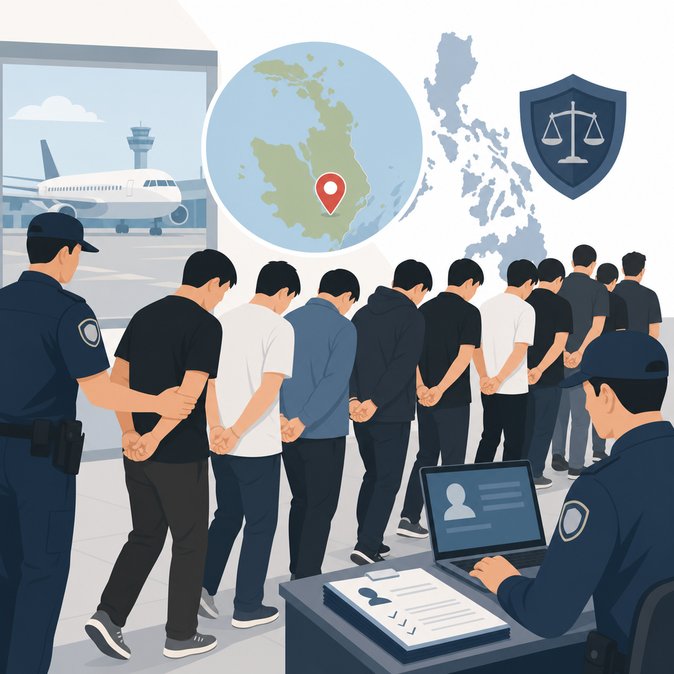 Philippines detains 24 Chinese nationals for work-permit and overstay violations