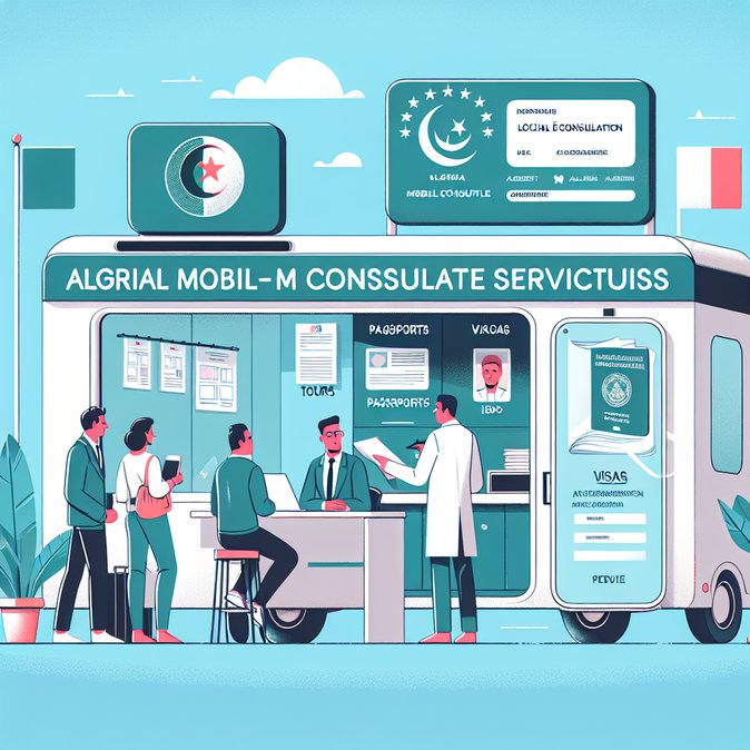 Mobile Consulate in Tours Brings Algerian Passport and Visa Services Closer to French Residents