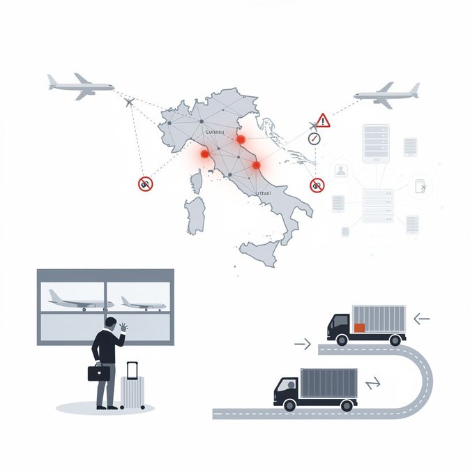 Data-Network Failure over Italy Disrupts Swiss Flights; Zurich–Milan and Bologna Sectors Cancelled