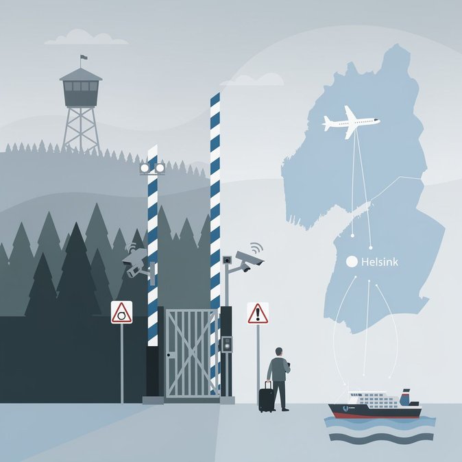 Finnish Border Guard detains asylum-seeker after illegal crossing from Russia