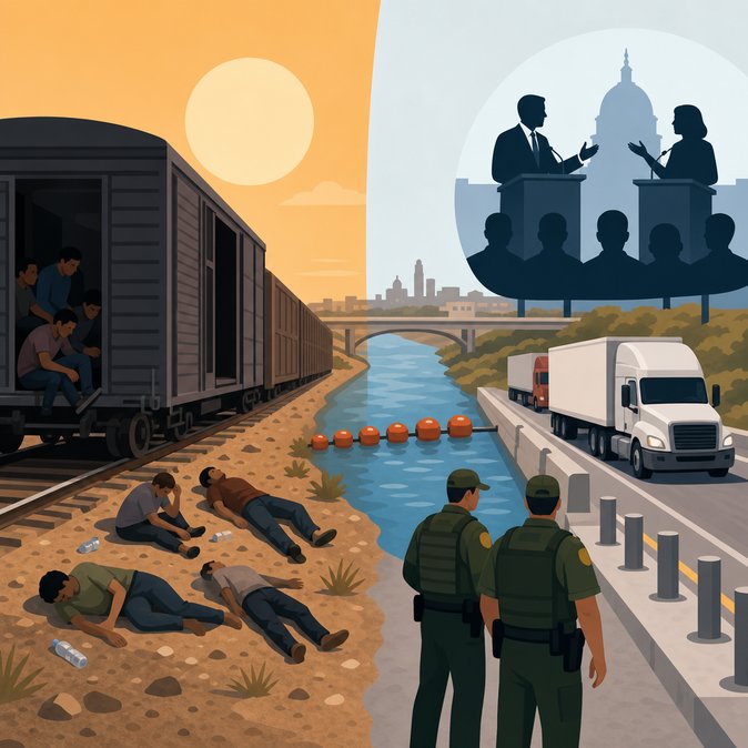 Six Migrants Found Dead in Laredo Railyard as Border Security Debate Intensifies