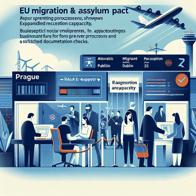 El Pacto de la UE sobre Migración y Asilo se acerca a su aplicación: Chequia acelera para armonizar los procedimientos de selección y acogida