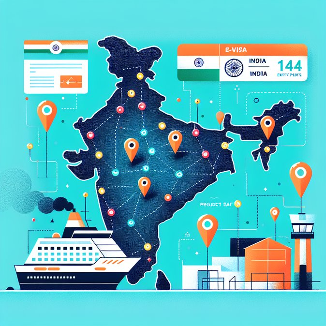 India Adds 14 Seaports to e-Visa Entry List, Taking Total to 114 Immigration Check-Points