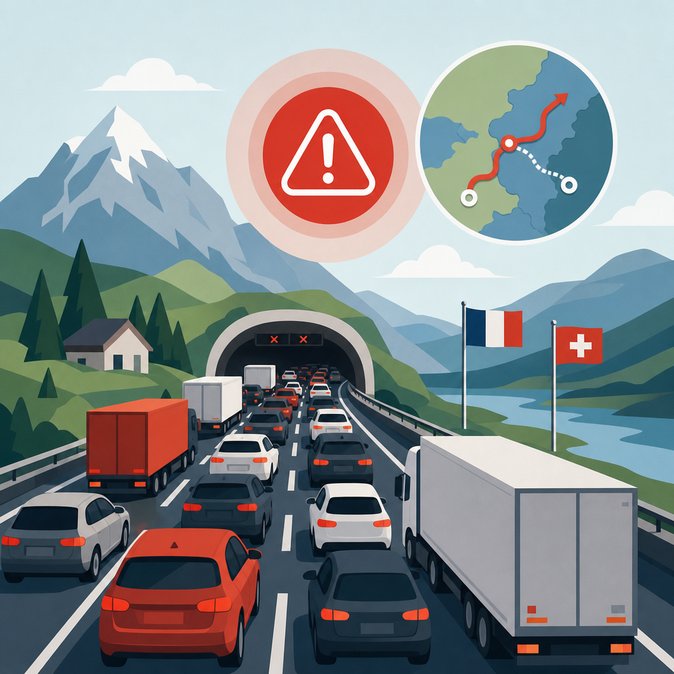 Pentecost Getaway: Bison Futé Issues ‘Red’ Alert; Mont-Blanc Tunnel and Key Motorways to Face Gridlock