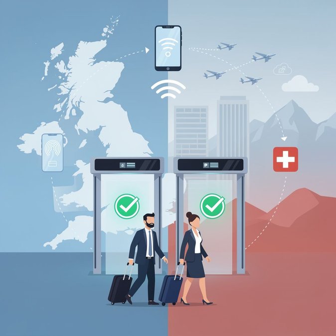 UK-Switzerland trade deal unlocks e-gates and long-term services mobility