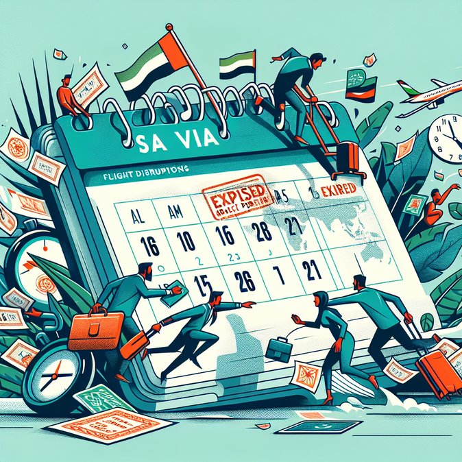 UAE’s one-month emergency visa grace period ends, leaving thousands racing to re-enter before midnight