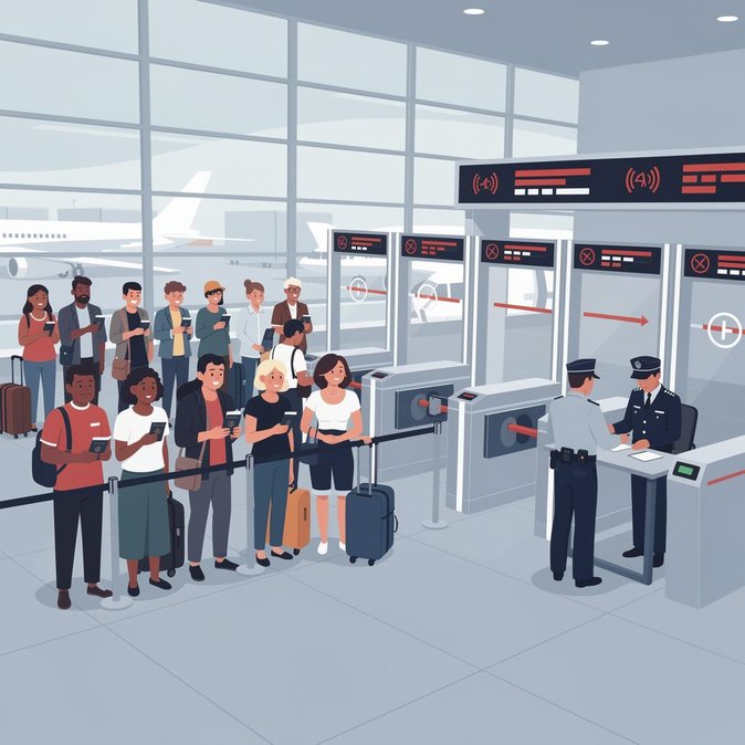 Panne du système e-gate provoque le chaos matinal à l'aéroport de Bruxelles ; la police rétablit le service en milieu de journée