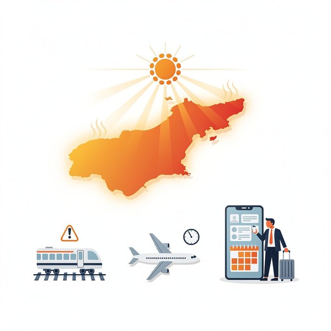 Met Éireann issues nationwide high-temperature warning—business travellers advised to plan for potential transport disruptions
