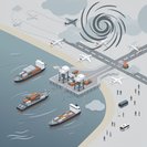 إعصار بافي يوقف الرحلات الجوية ويغلق الموانئ في شرق الصين، والمسافرون من رجال الأعمال يواجهون اضطرابات واسعة النطاق