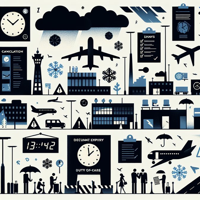 Winter Storm ‘Iona’ cancels flights and snarls cross-border travel across the United States