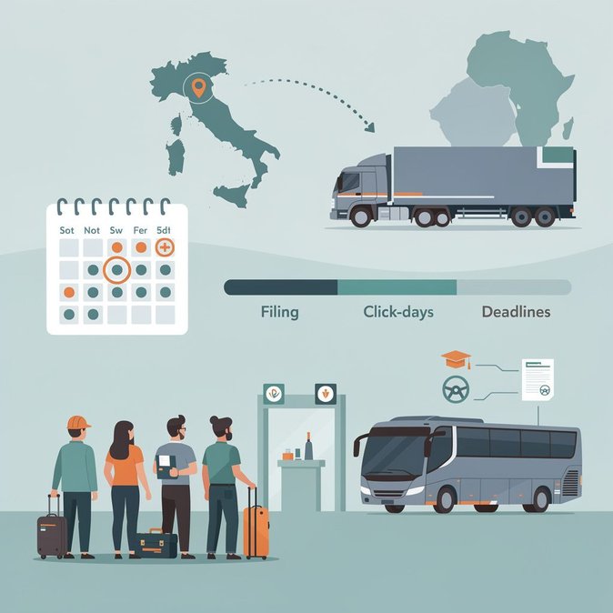 Decreto Flussi 2027: operational circular opens quota pre-filing on 23 October