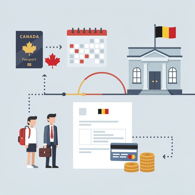 Belgian Consulate in Canada Updates Long-Stay (D) Visa Guidance and Fees