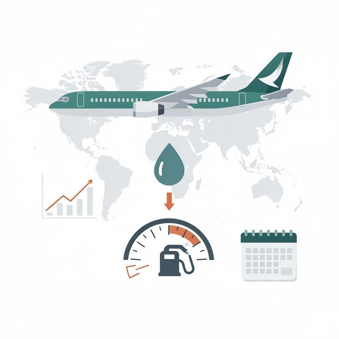 Cathay Pacific reducirá recargos por combustible para pasajeros hasta en HK$198 en rutas de larga distancia a partir del 1 de julio