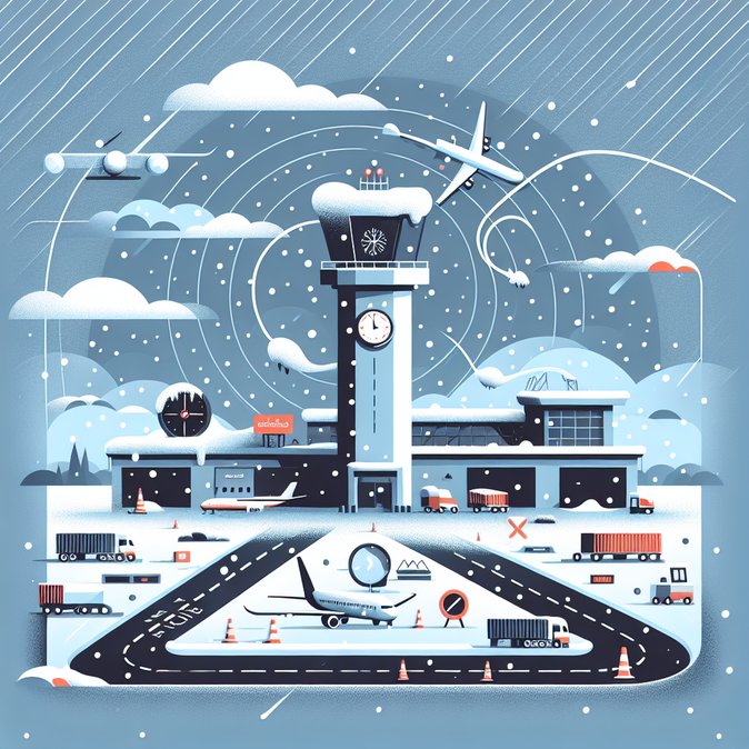 Heavy snow shutters Kraków Airport; Jet2 diverts UK holiday flights to Warsaw