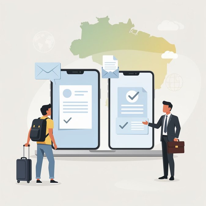 البرازيل تطلق نظام التأشيرات المؤقتة الإلكترونية بالكامل، وتنهي تسليم جوازات السفر في القنصليات