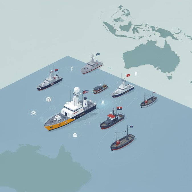 Australia, Indonesia y Papúa Nueva Guinea lanzan nuevas patrullas marítimas conjuntas para cerrar brechas en la frontera norte