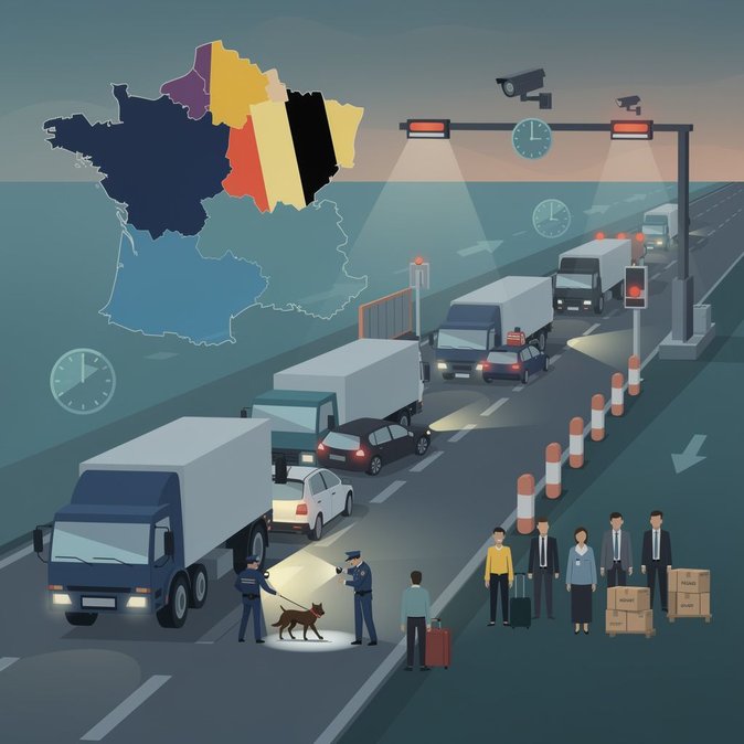 Cross-Border ‘Etoile’ Operation Nets 23 Arrests and Tightens Checks on France-Belgium Corridor