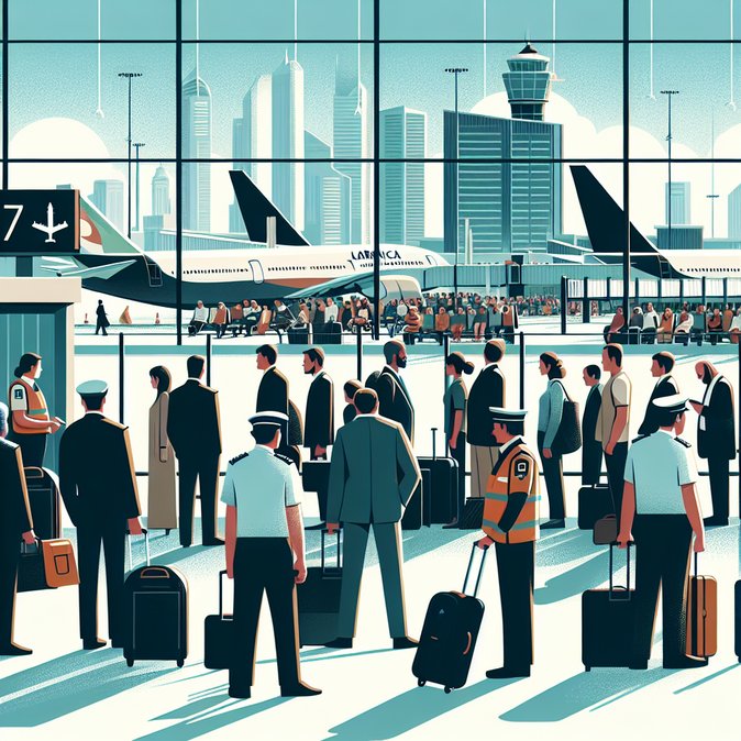 Larnaca Airport Struggles With Passenger Surge, Security Bottlenecks