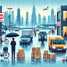 Food- and Parcel-Delivery Platforms Pause Operations as Rain Batters UAE Roads