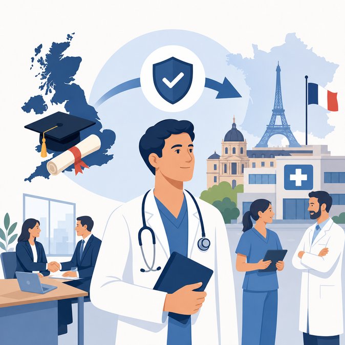France publishes law easing recognition of UK medical degrees obtained before Brexit