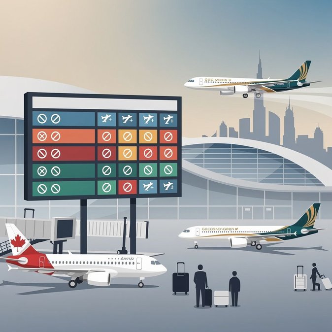 Dubai & Abu Dhabi Airports Report Spot Delays as Air Canada Extends DXB Suspension
