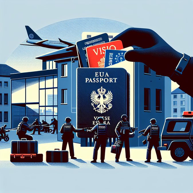 Bundespolizei busts Frankfurt-Hannover smuggling ring that forged EU documents for Ghanaian migrants