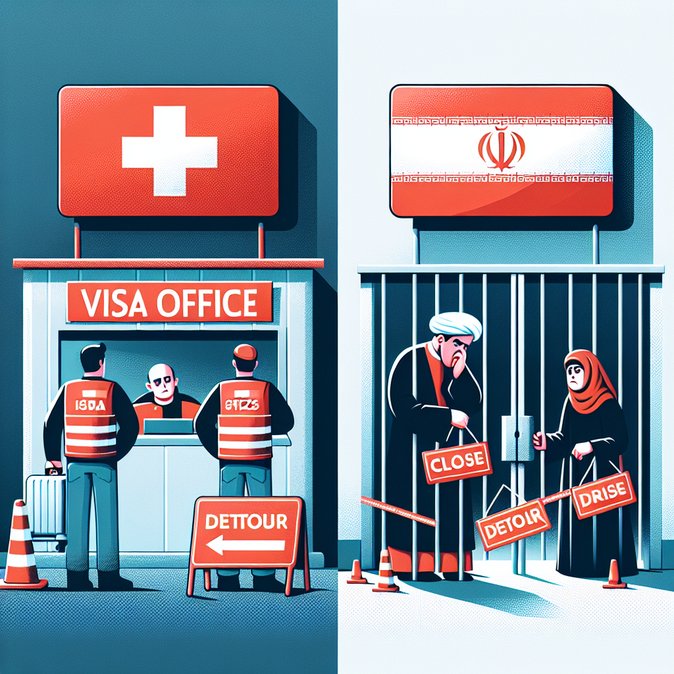 Bern Halts Visa Processing in Tehran and Urges Swiss Nationals to Leave Iran
