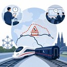 Engineering works in Germany trigger two-week diversions and longer journey times for Brussels–Cologne ICE & Nightjet services