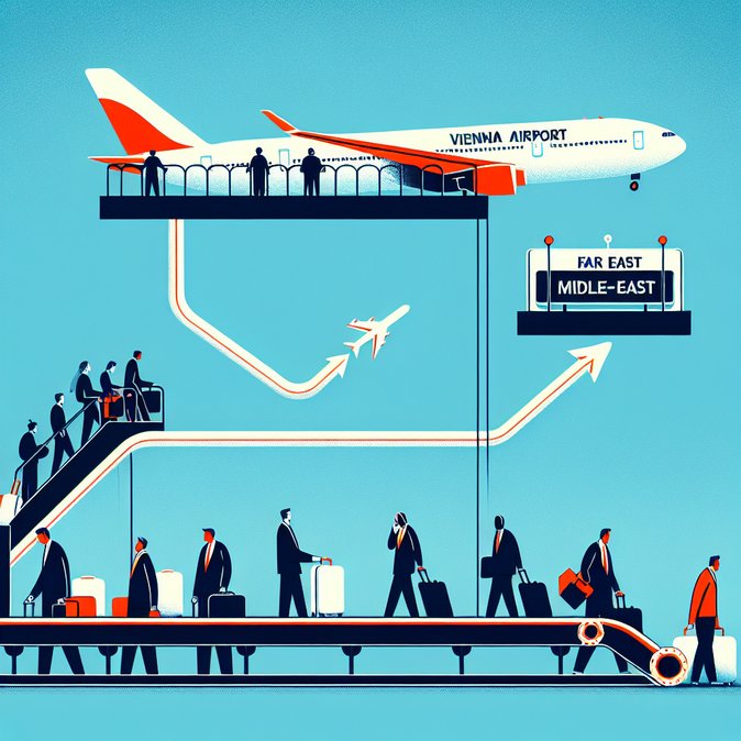 Middle-East conflict bites: Vienna Airport reports 90 % slump in traffic to the region