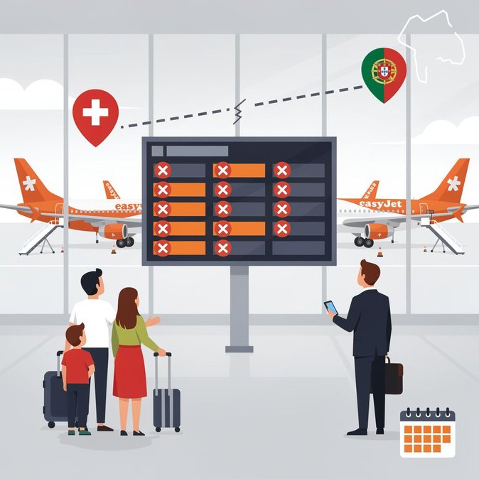 إضراب طاقم الطائرة في easyJet يهدد رحلات العطلات الخريفية في سويسرا