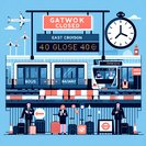 Weekend Engineering Works Sever Rail Link to Gatwick Airport