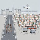 Alerte Mobilité à Bruxelles : la course cycliste BXL Tour et le rassemblement « Bien-être, pas guerre » ferment des artères de la ville et détournent les navettes aéroportuaires