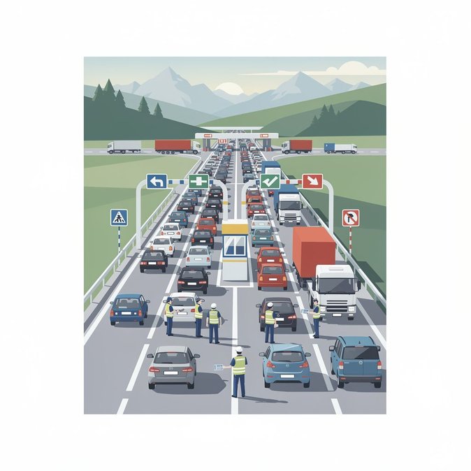 Salzburg braces for record holiday traffic as Walserberg border crossing faces ‘mega-jams’