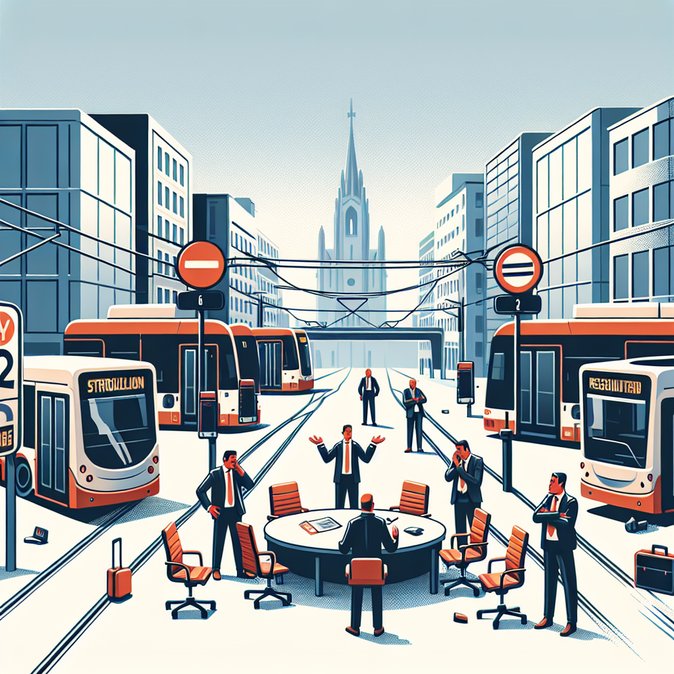 Walloon public-transport strike enters 11th day, crippling regional mobility