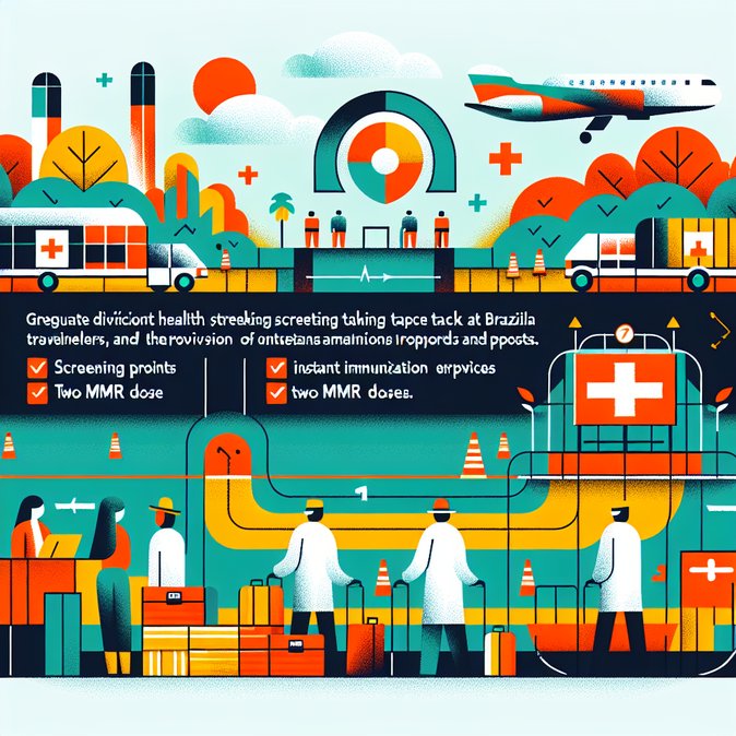 Brazil Steps Up Measles Checks at Acre and Other Border Posts After PAHO Alert