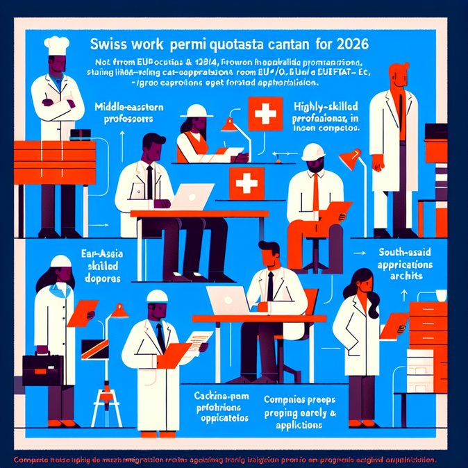 Swiss Federal Council Freezes 2026 Work-Permit Quotas, Giving Employers Rare Planning Certainty